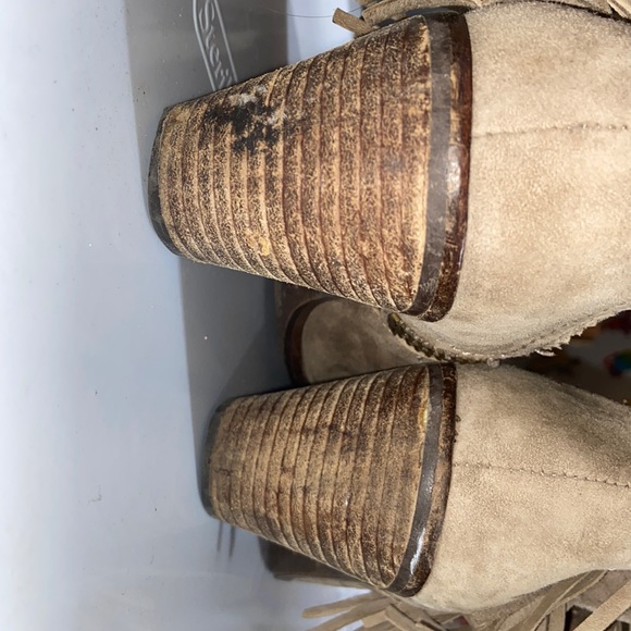 Sam Eldeman Louie fringe boots - Picture 9 of 10